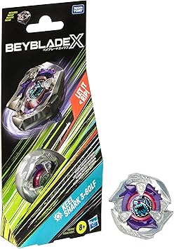 Beyblade X Keel Shark 3-60LF - Peonza Booster Pack de Refuerzo Tipo Ataque con X-Celerator, Construir con 2 clics y Luchar en la Arena, niños Originales a Partir de 8 años